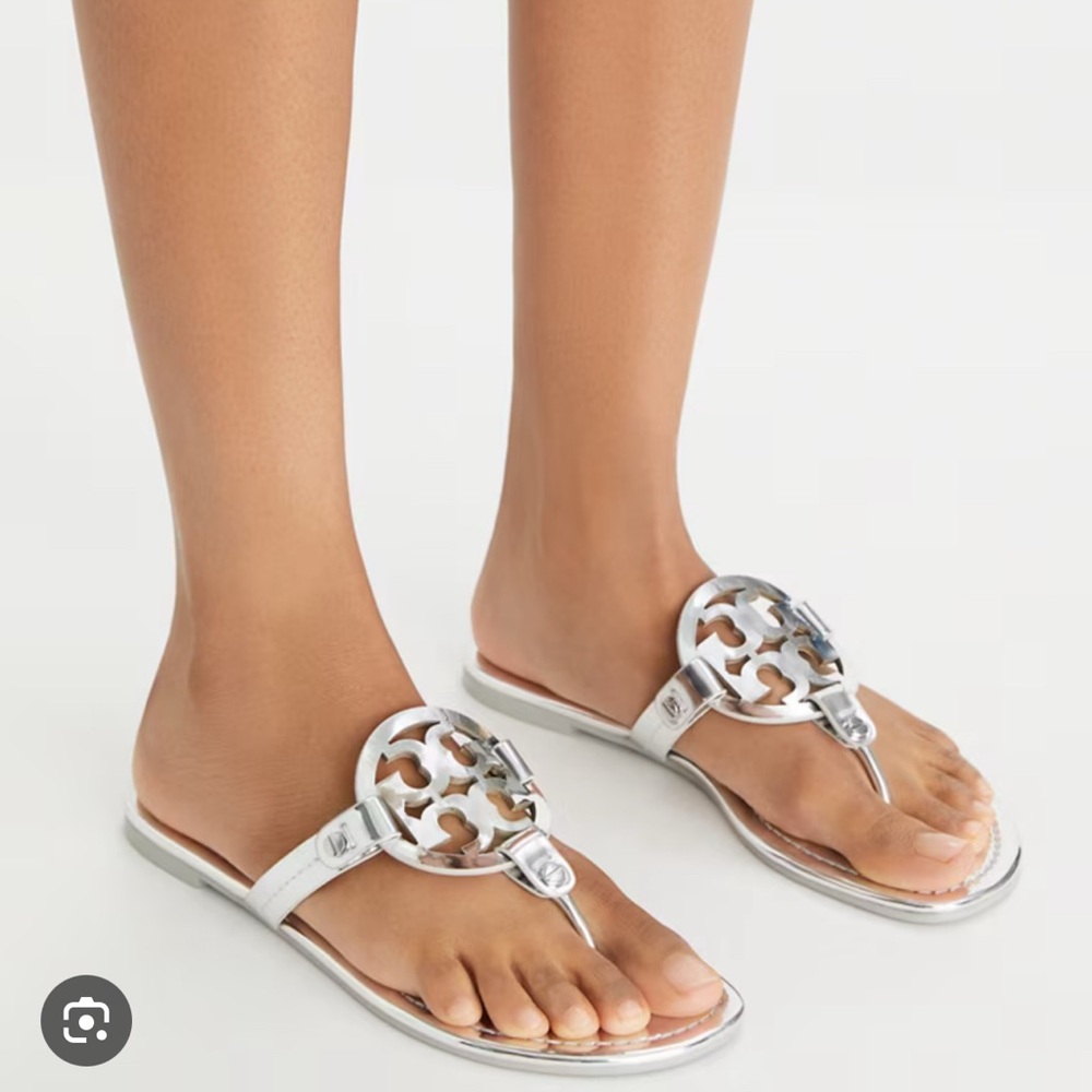 Tory Burch MILLER METALLIC SANDAL women size 6